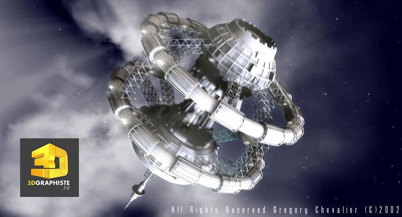 3d spatial science fiction blond slave 3