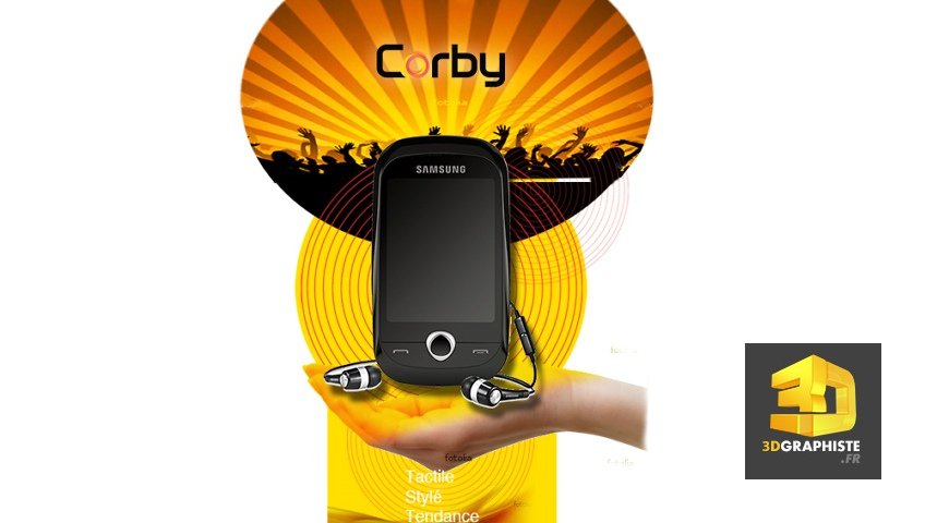 Designer PLV verticale totem - Samsung Mobile