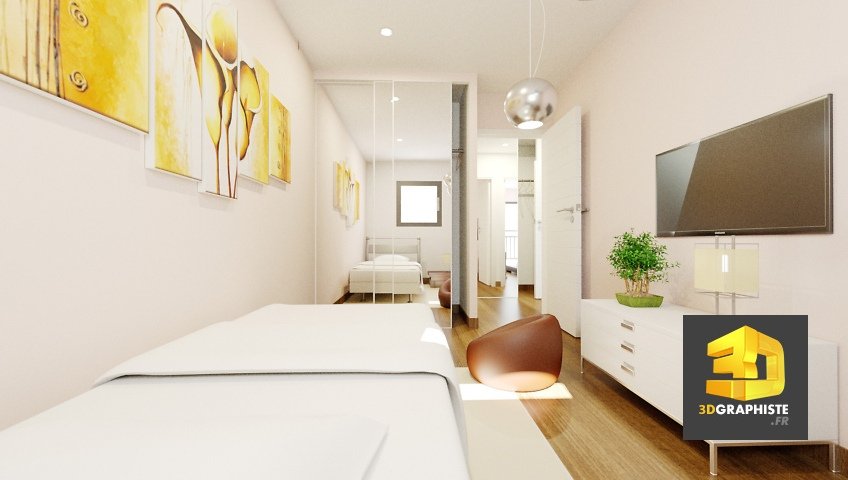 Perspectiviste 3d interieurs appartements