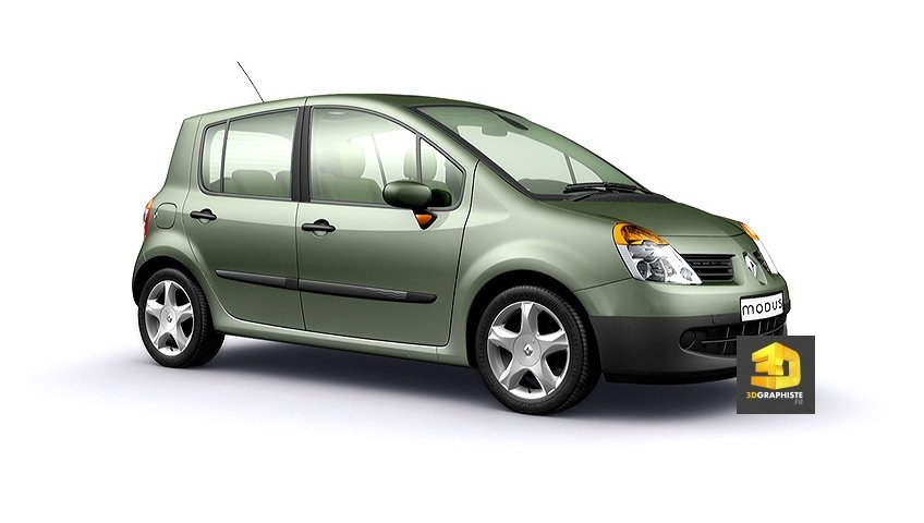 model 3d renault modus