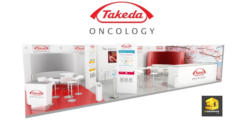 stand laboratoire pharmaceutique takeda designer