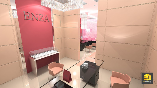 Aménagement intérieur - agencement commercial - magasin Enza