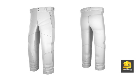 Modelisation vêtement pantalon en 3D