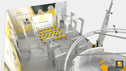 Cochlear booth design