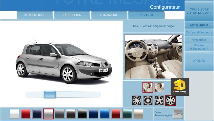 Configurateur 3D Renault Megane