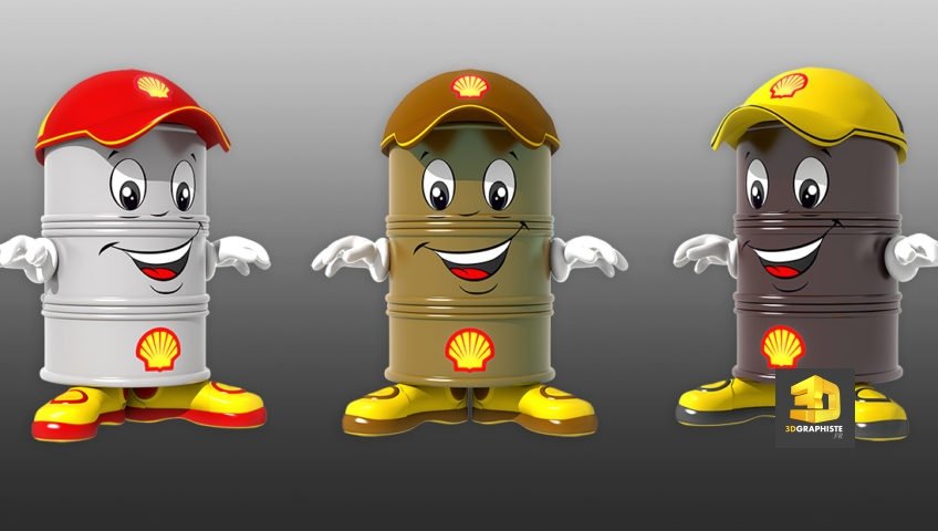 Création d'une mascotte en 3D
