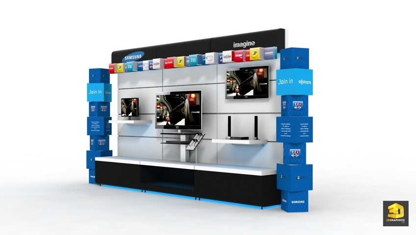 Création de linéaires Samsung smart TV
