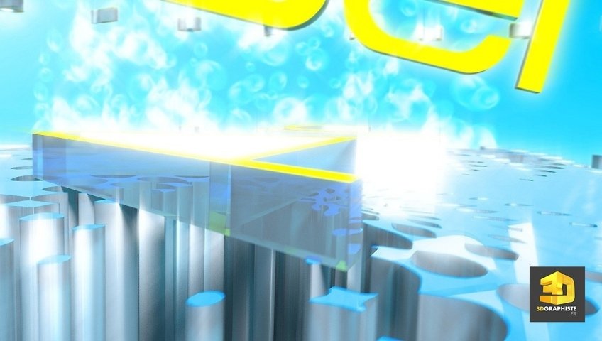 Animation 3D d'un logo - Graphiste logo animé