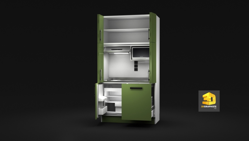 Infographiste 3D - Meuble de cuisine - Kitchenette