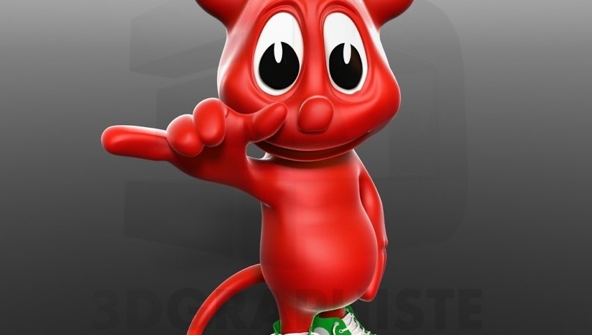 Personnage 3d Diablotin