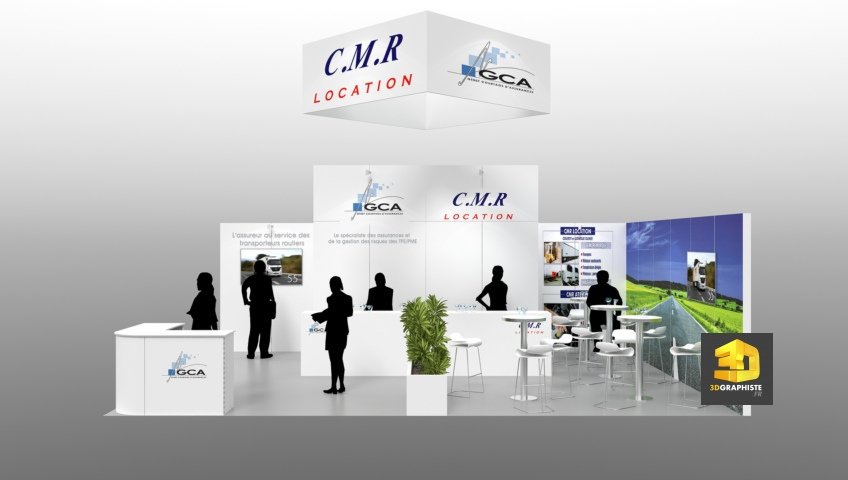 Stand CMR-GCA - Salon Solutrans 2015 - concepteur de stands