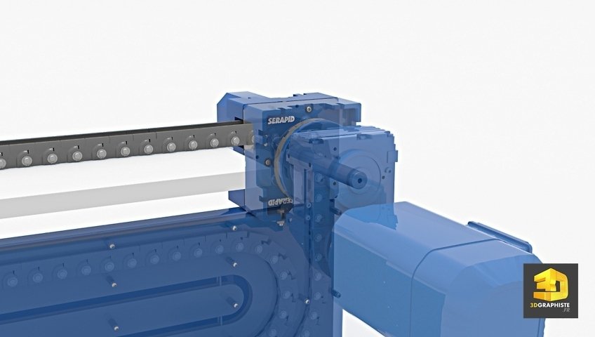 serapid rollbeam - illustration 3D machine