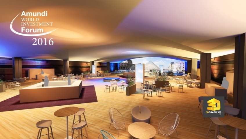 perspective 3D Amundi - world investment forum