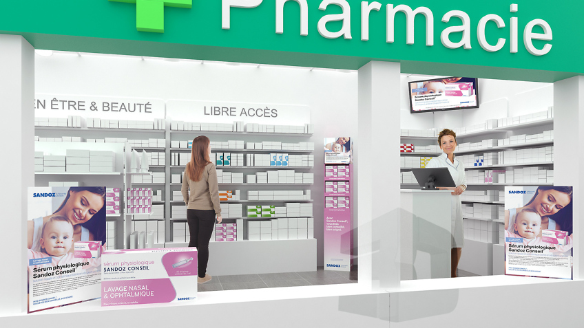 infographiste 3d pharmacie - Sandoz